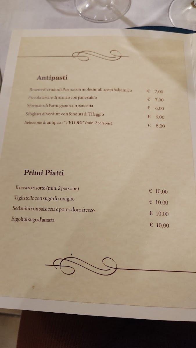 Menu Trattoria Tri Ori-3